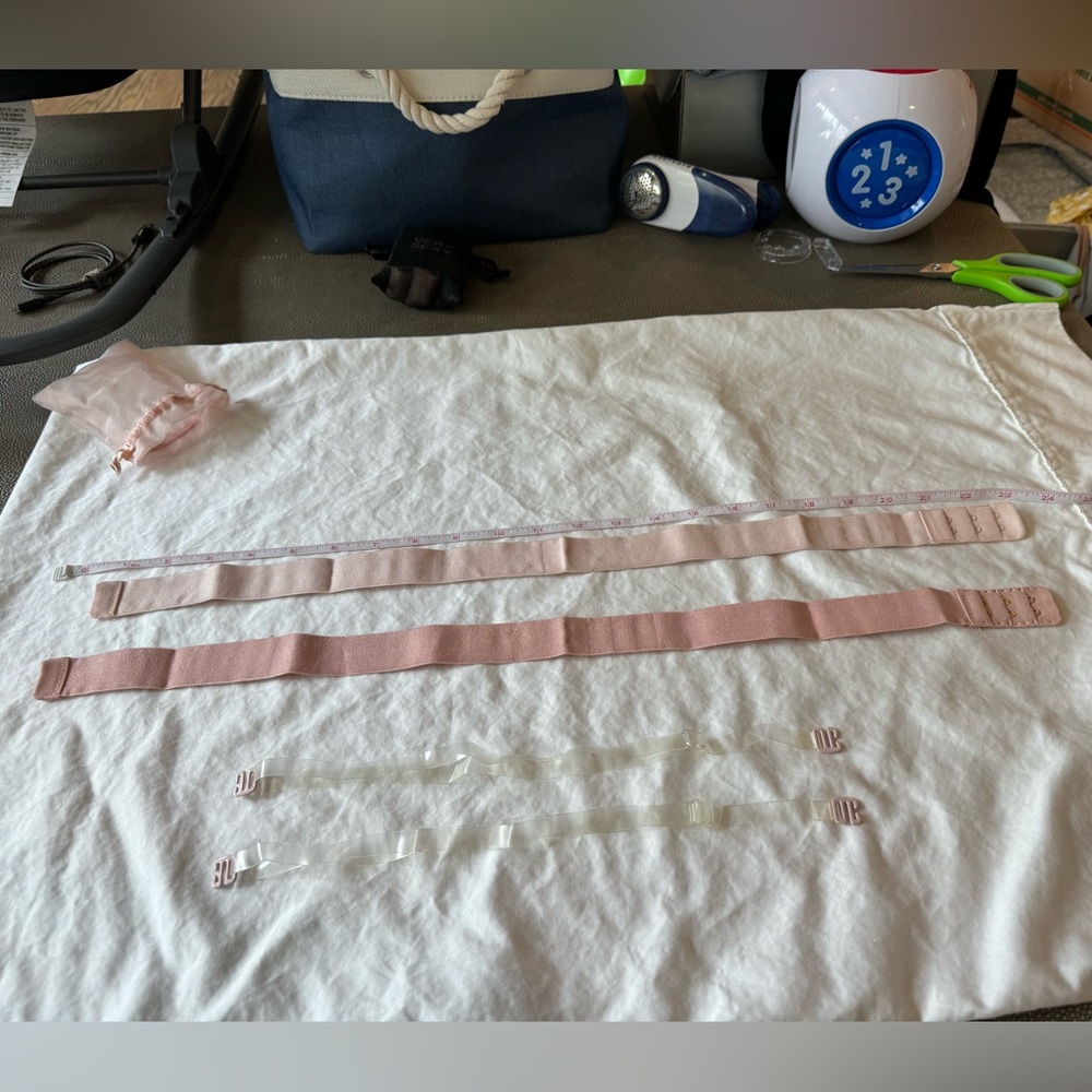 Victoria secret bra extended straps pink & clear